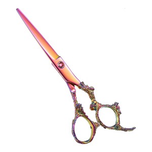 Unique Bargains Hair Scissors, Hair Cutting Scissors, Professional Barber Scissors, Stainless Steel Razor, 6.54" Long - 1 of 4