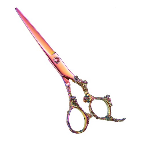 Unique Bargains Stainless Steel Barber Hair Cutting Scissors 6.5inch  Multicolor : Target