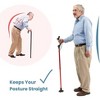 Walking Cane Collapsible Special Balancing with 10 Adjustable Heights - Self-Standing Folding Cane, Comfortable and Lightweight - MedicalKingUsa - 2 of 4