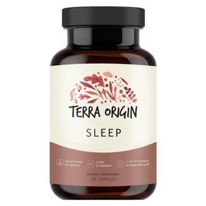 Terra Origin Healthy Sleep Wake Cycle Dietary Supplements - 60ct - 1 of 3