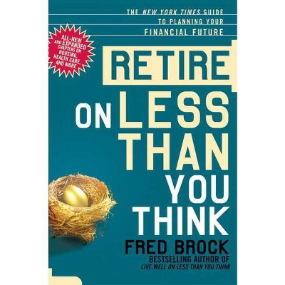 Retire on Less Than You Think - 2nd Edition by  Fred Brock (Paperback)