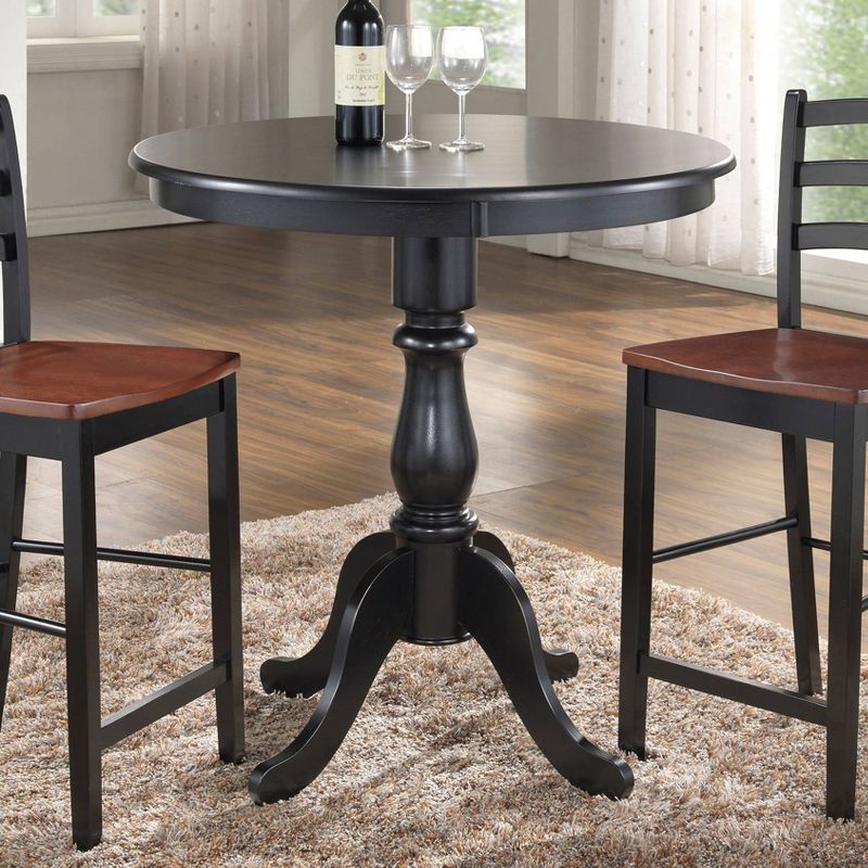 36" Salem Round Pedestal Bar Table - Carolina Chair & Table, 3 of 5