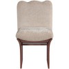 Meridina Furniture,Shaw Beige Chenille Fabric Upholstered Dining Chair - 2 of 4