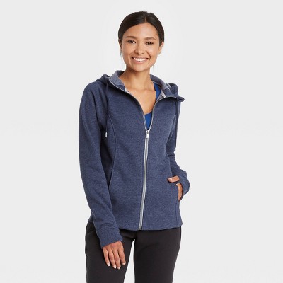 womens zip front sweatshirt