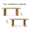 Modern 9-Piece Dining Set for 8,Oval Dining Table with Rattan Dining Chairs for Dining Room,Kitchen Furniture-Tanpinhause - 3 of 4