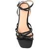 Journee Collection Womens Indee Ankle Wrap Low Block Heel Sandals Black 11 - 4 of 4