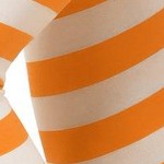 orange white-stripe