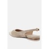 Uwaha Genuine Leather & Real Suede Slingback Flats Women - 3 of 4