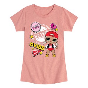 Girls' - LOL Surprise! - M.C. Swag Vibe Fitted Short Sleeve Graphic T-Shirt - 1 of 4