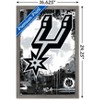 Trends International NBA San Antonio Spurs - Maximalist Logo 23 Framed Wall Poster Prints - 3 of 4