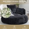 CAVINAS High Back Bean Bag Chair, Lazy Sofa Lounger with Three Pillows for Adults and Kids, Single Sofa Chair, Indoor & Outdoor, Black - 2 of 4
