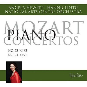 Mozart & Hewitt - Piano Ctos 22 & 24 (CD) - 1 of 1