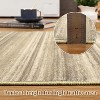 Acekool Striped Area Rug Modern Foldable Washable Non-Slip Soft Plush, Entryway & Bedroom Rug - 4 of 4