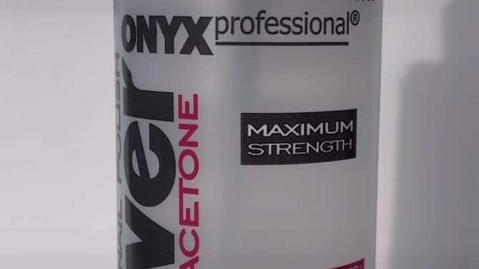 ONYX Brands Pure Acetone Nail Polish Remover - 16 fl oz, 2 of 9, play video