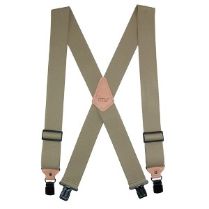 CTM Men's Heavy Duty Clip-End Work Suspenders - 1 of 4