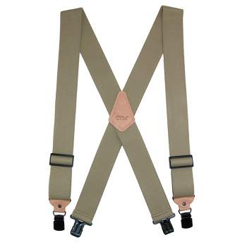 Thedappertie Men's Red X-back Metal Clip Fastening Suspenders : Target