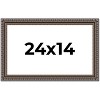 PosterPalooza | Ornate Black Picture Frame - UV Acrylic, Backing Board, Hanging Hardware Included - 2 of 4