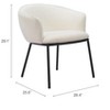 Zuo Essen Dining Chair Ivory - 2 of 4