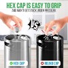 NutriChef 128 oz. Homebrew Double Wall Mini Keg Beer Dispenser with CO2 Regulator PKBRTP299 - 4 of 4