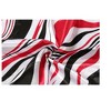Allegra K Women's Soft Square Neck Scarves Multi Pattern Neckerchief Red White Stripes 19.6"x19.6" - 4 of 4