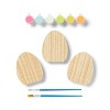 Easter Craft 3ct Wooden Eggs Painting Kit- Mondo Llama™ - 2 of 3