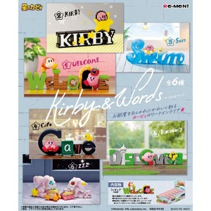 Re-Ment Kirby: Kirby & Words Collection - 1 Random Figure - 1 of 3