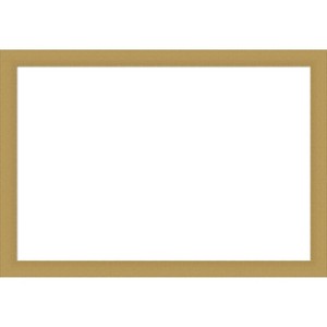 Amanti Art Grace Brushed Gold Framed Dry Erase Magnetic Board - 1 of 4
