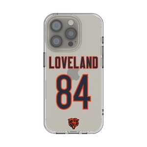 NFL Chicago Bears Players Game Tactic Clear Cell Phone Case for Apple iPhone - 1 of 4