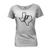 NBA San Antonio Spurs Women's Short Sleeve Burnout Scoop T-Shirt - 2 of 4
