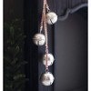 Silver Jingle Bell Cluster 29" – Holiday Hanging Decor with Cotton Rope By Kalalou - 2 of 3