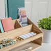 Martha Stewart Wooden Desktop Organizer Natural Wood: Office & Desk Organization Set, Brown, 1 Piece - image 2 of 4