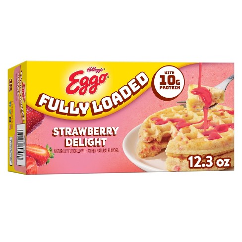 Eggo Frozen Fully Loaded Strawberry Delight Protein Waffles - 12.3oz ...