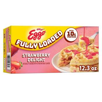 Eggo Frozen Fully Loaded Strawberry Delight Waffles - 12.3oz/10ct