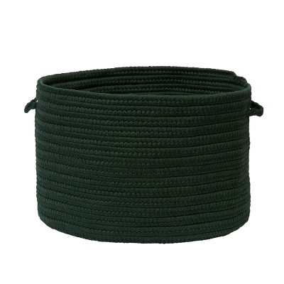 Colonial Mills Boca Raton - Dark Green 18"x18"x12"  100% Polypropylene Round