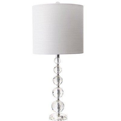 nuLOOM Waterbury Crystal 27" Table Lamp Lighting - Clear 27" H x 12" W x 12" D