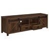 Lyngins Distressed Pine TV Stand with Sliding Doors,Media Console with Drawers & Open Shelves,Entertainment Center for Living Room,Bedroom - 4 of 4