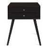 Kate and Laurel Finco Side Table with 2 Drawers - 3 of 4