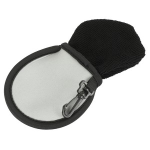 Unique Bargains Portable Pocket Washer Golf Ball Cleaner Bag with Clip 3.9" x 4.1" - 1 of 4