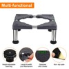 Unique Bargains 4 Strong Feet Multi-Functional Adjustable Mini Fridge Stands - 3 of 4