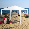 Costway Canopy Party Wedding Event Tent 10'x10' Heavy Duty Outdoor Gazebo Side Walls - 4 of 4