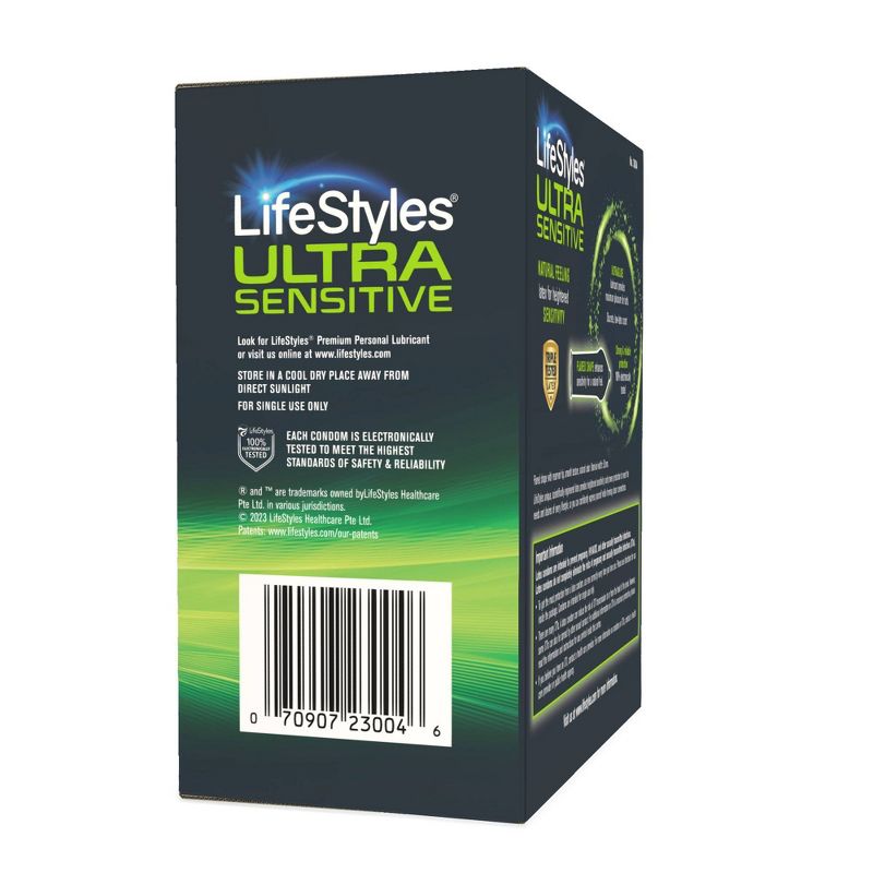 LifeStyles Ultra-Sensitive Latex Condoms - 36ct, 3 of 5