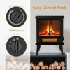Mydepot 19” Freestanding Electric Fireplace Heater Black - 2 of 4