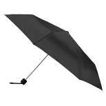Totes Super Mini Manual ECO Compact Umbrella - Black