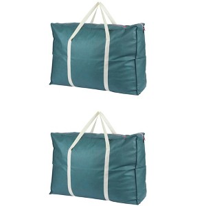 REGALWOVEN Foldable Storage Bags for Organizing Bedroom Clothing Closet Organizer with Handles 2 Pcs - 1 of 4