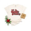 Simply Sage Market Women's Distressed Feelin' Festive Short Sleeve Garment Dyed Tee - 3 of 4