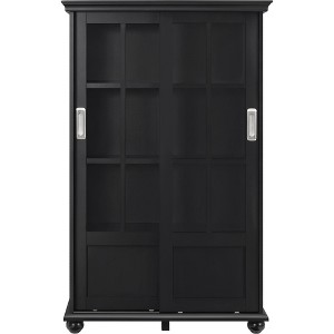 Ameriwood Home Aaron Lane Bookcase with Sliding Glass Doors - 1 of 4