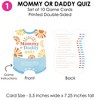 Big Dot of Happiness Here Comes The Son Baby Shower Game Bundle Pack, 4 Activities - Who Knows Mommy Best, Mommy or Daddy Quiz,What's in Your Purse - 4 of 4