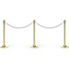 Unique Bargains Hotel Adjustable Velvet Stanchion Rope with Snap Hooks - 3 of 4