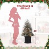 Whizmax 3 FT Christmas Tree,Artificial Christmas Tree with Potted Base,Indoor/Outdoor Holiday Decor - 2 of 4