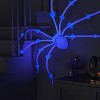 50" Halloween Plush Glows Under Black Light Spider White - Hyde and EEK! Boutique™: Indoor Decor, Polyester, No Battery Required - 2 of 3
